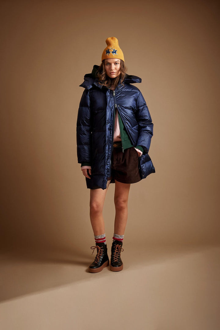 La Martina WDO011-PA067, Blu navy, vista a figura intera su modello