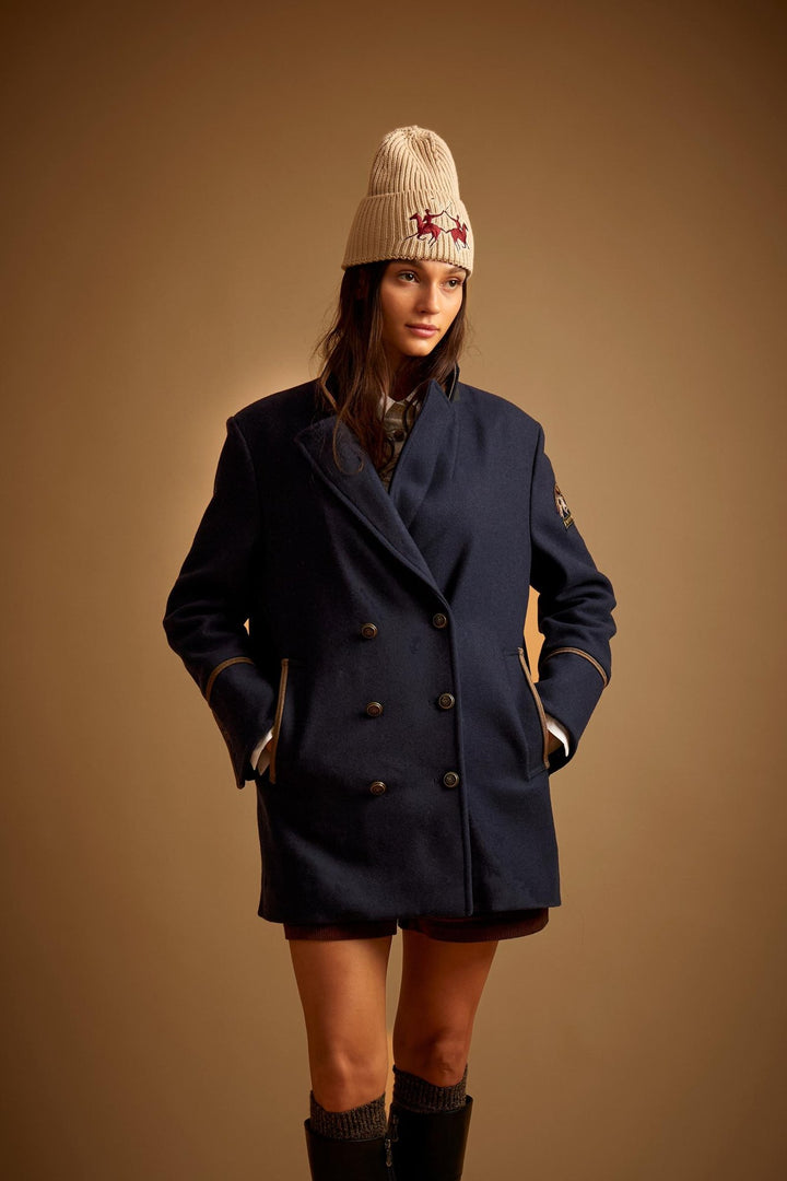 La Martina WDOG01-FT054, أزرق كحلي (Navy Blazer), منظر أمامي على عارض