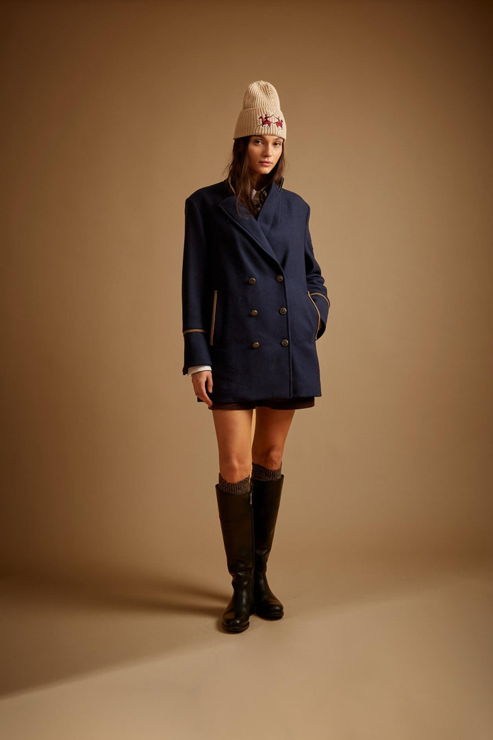La Martina WDOG01-FT054, أزرق كحلي (Navy Blazer), إطلالة كاملة على عارض