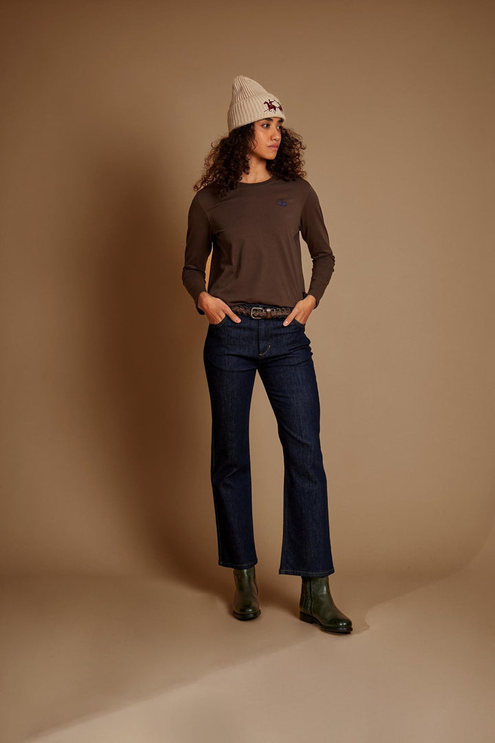 La Martina WDR001-JS388, HOT FUDGE, vista a figura intera su modello