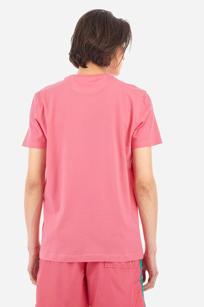 La Martina Βαμβακερό T-shirt Κανονικής Γραμμής | Φούξια