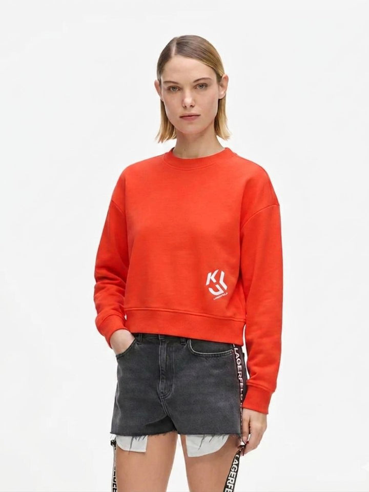Karl Lagerfeld Monogram Logo Sweatshirt in Regular Fit | Lantana