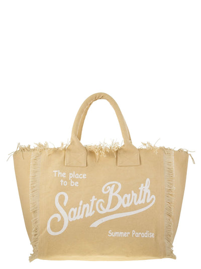MC2 Saint Barth Vanity Canvas Bag | Beige
