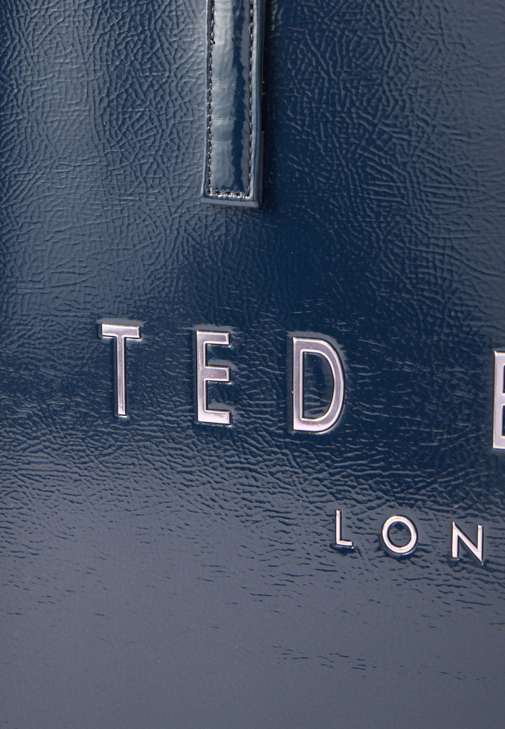 Ted Baker Camiyla Elongated Printed Crinkle Icon Bag | Navy