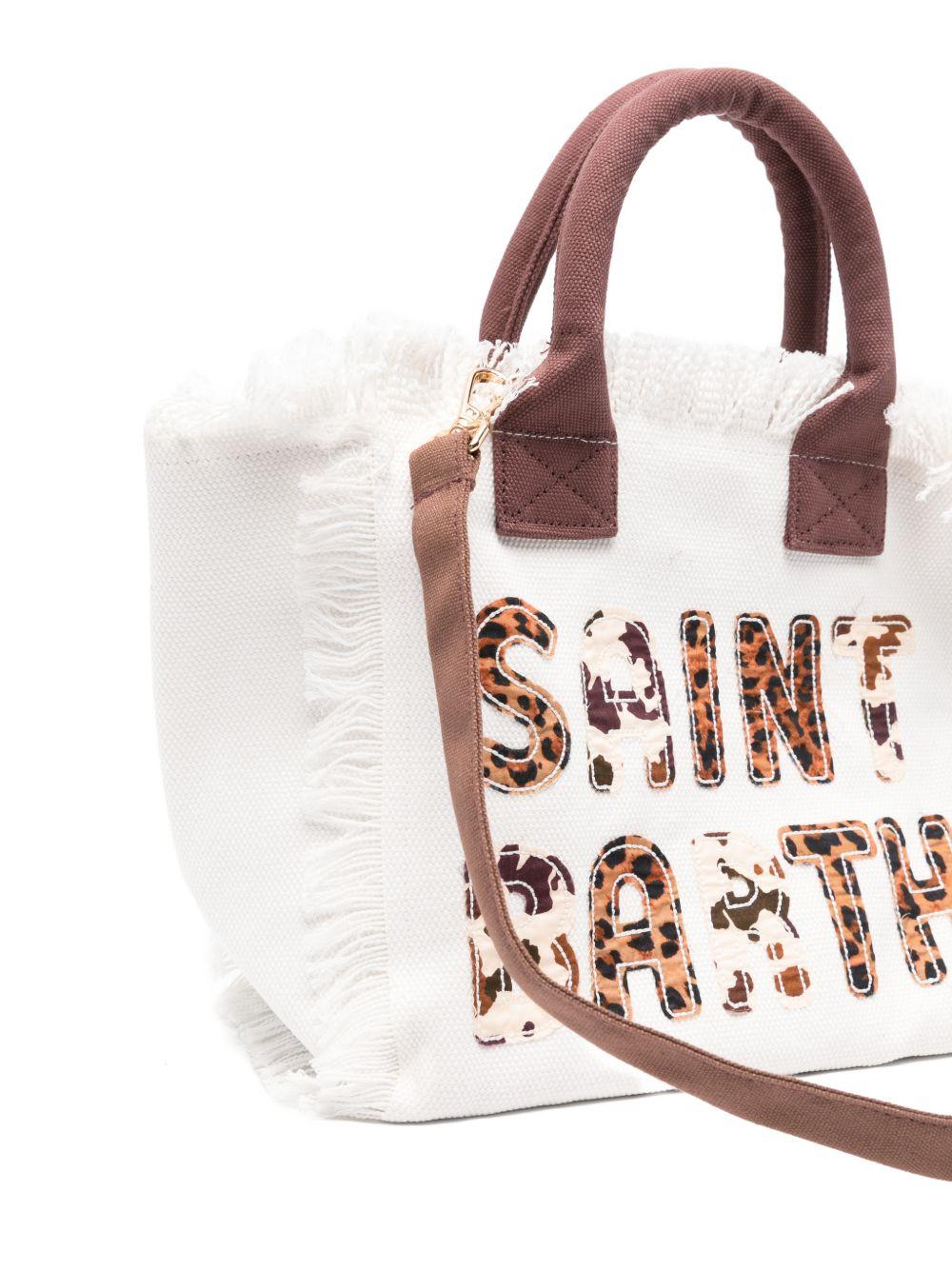 MC2 Saint Barth Colette Cotton Canvas Tote Bag | White