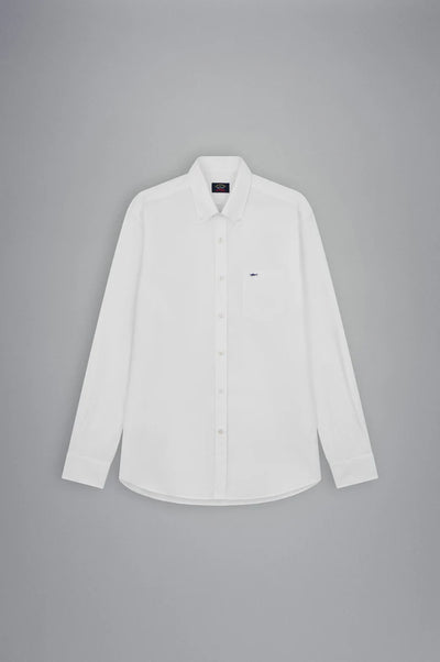 Paul & Shark Cotton Oxford Shirt | White