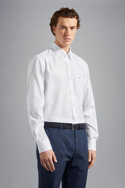 Paul & Shark Cotton Oxford Shirt | White