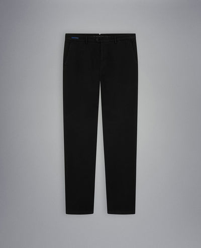 Paul & Shark Soft Touch Ελαστικό Βαμβακερό Παντελόνι | Μαύρο