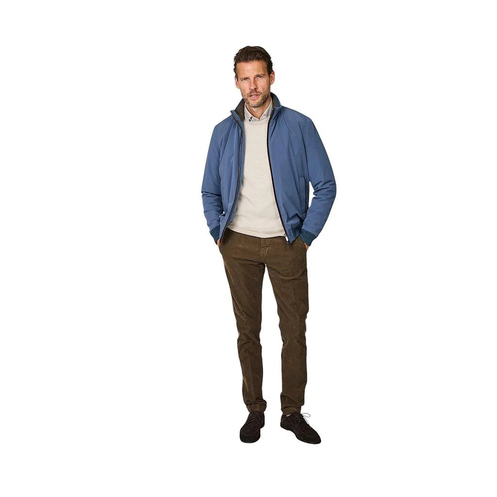 Paul &amp; Shark Typhoon RE 4X4 Stretch Blouson with Suede Details | Blue