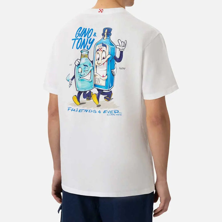 MC2 Saint Barth Gino Tony T-shirt | White