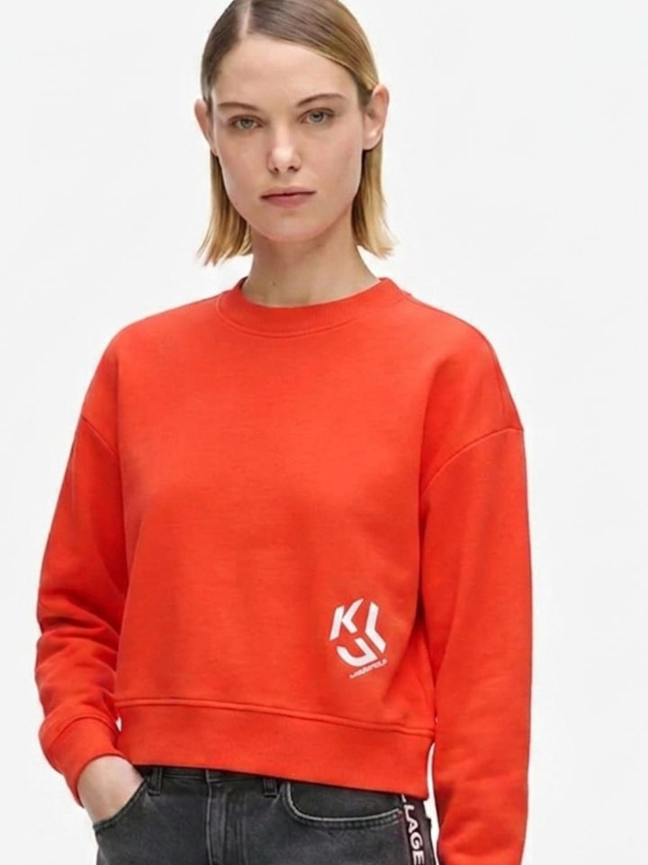 Karl Lagerfeld Monogram Logo Sweatshirt in Regular Fit | Lantana