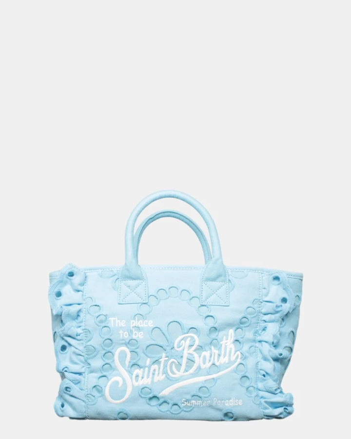 MC2 Saint Barth Colette Volant Handtasche | Himmelblau