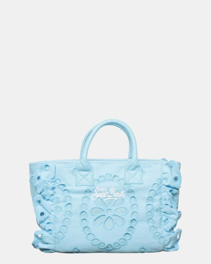 MC2 Saint Barth Colette Volant Handtasche | Himmelblau