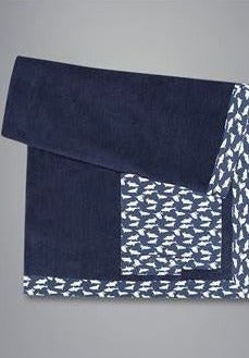 Paul & Shark Βαμβακερή Πετσέτα Θαλάσσης με Τσέπες | Σκούρο Μπλε