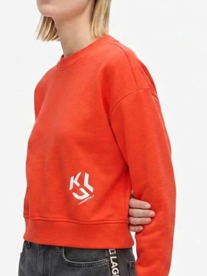 Karl Lagerfeld Monogram Logo Sweatshirt in Regular Fit | Lantana