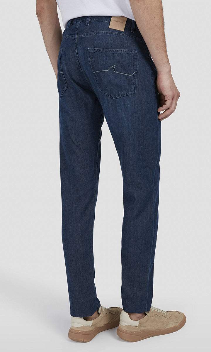 Paul &amp; Shark Varese XSoft Giza Cotton 牛仔裤 | 蓝色 – 其他视图 2
