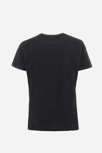La Martina Men's T-shirt in Regular fit - Serge | Black