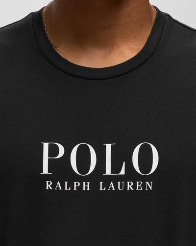 Ralph Lauren Βαμβακερό Κανονικής γραμμής T-shirt | Μαύρο