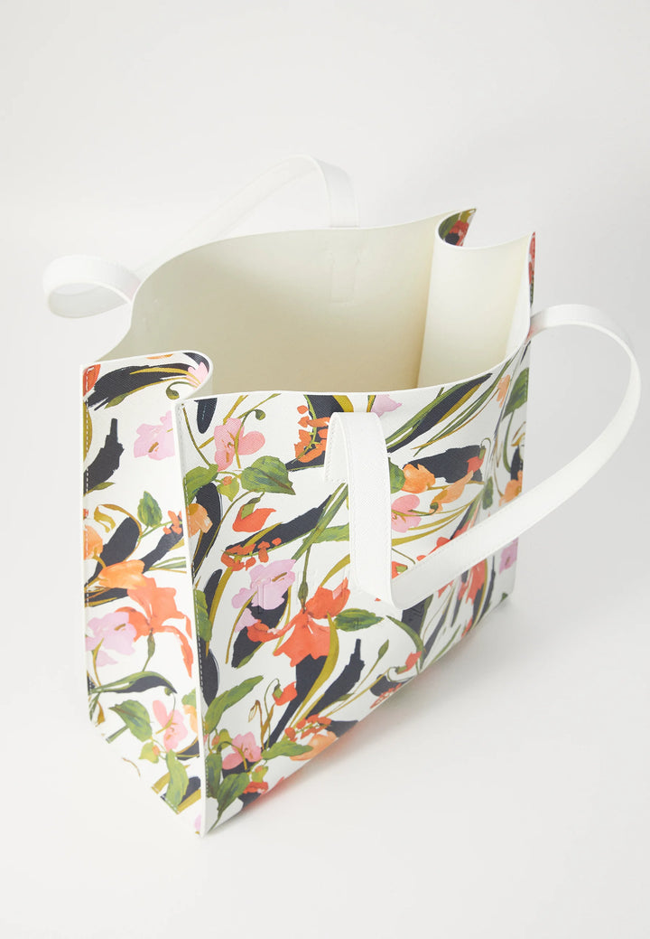 Ted Baker Flowela Floral Printed Icon Bag | Cream