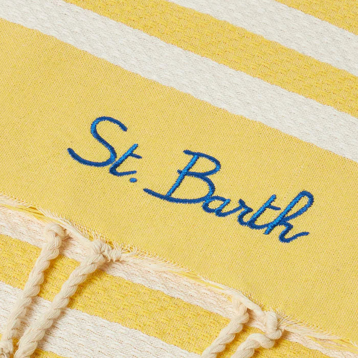 MC2 Saint Barth Fouta Κλασική Πετσέτα με Ρίγες | Κίτρινο