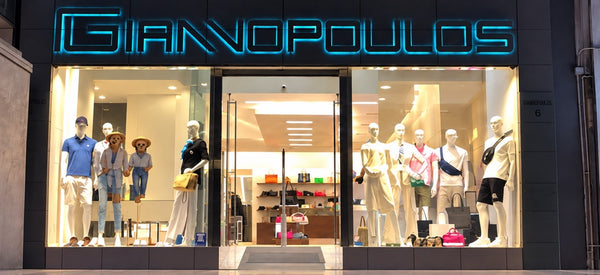 GIANNOPOULOS Piraeus store façade and shop windows