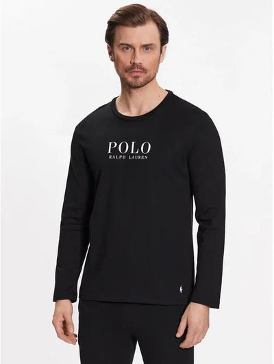 Ralph Lauren Βαμβακερό Κανονικής γραμμής T-shirt | Μαύρο