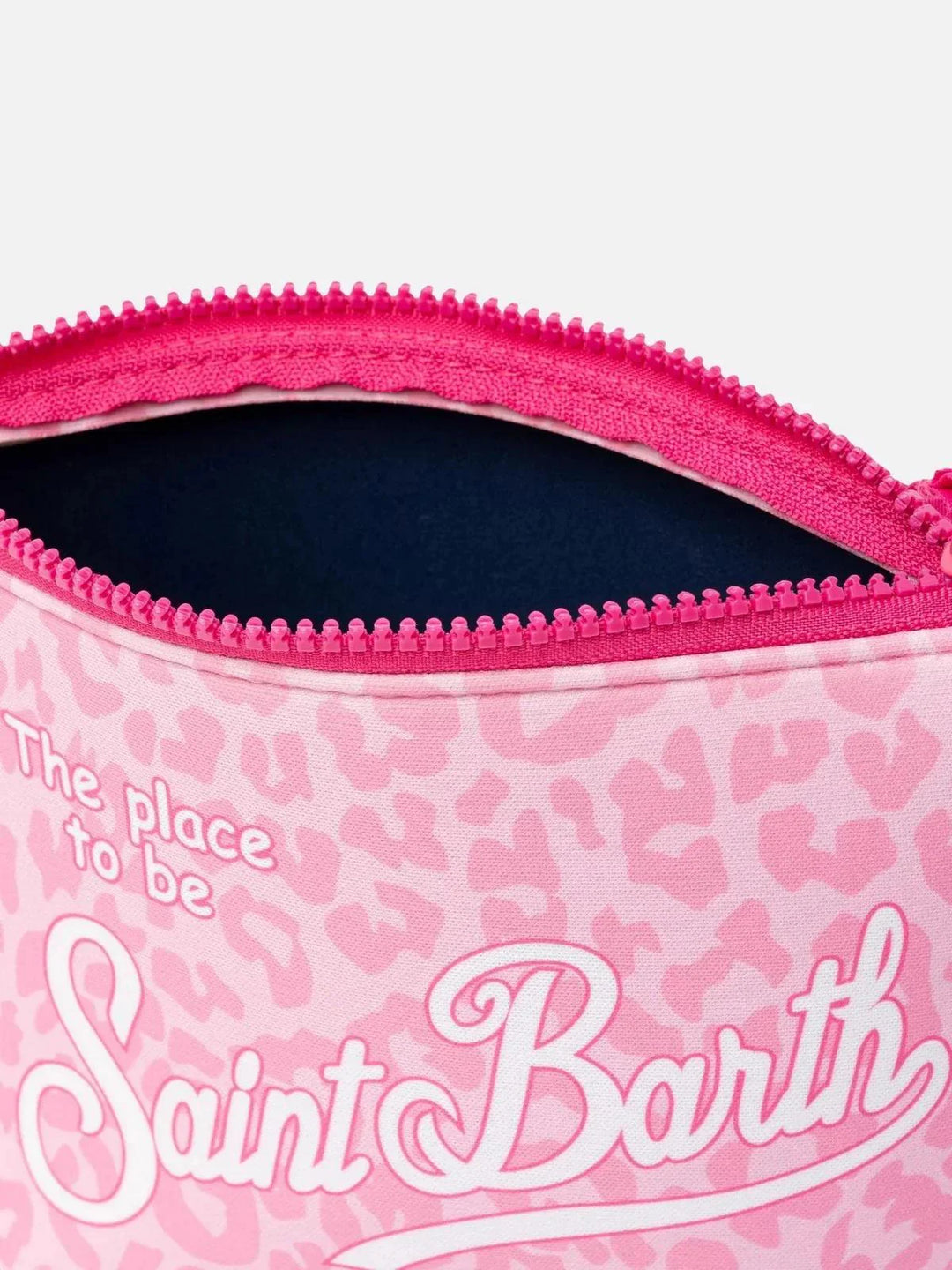 MC2 Saint Barth Aline Pouch | Pink Leopard