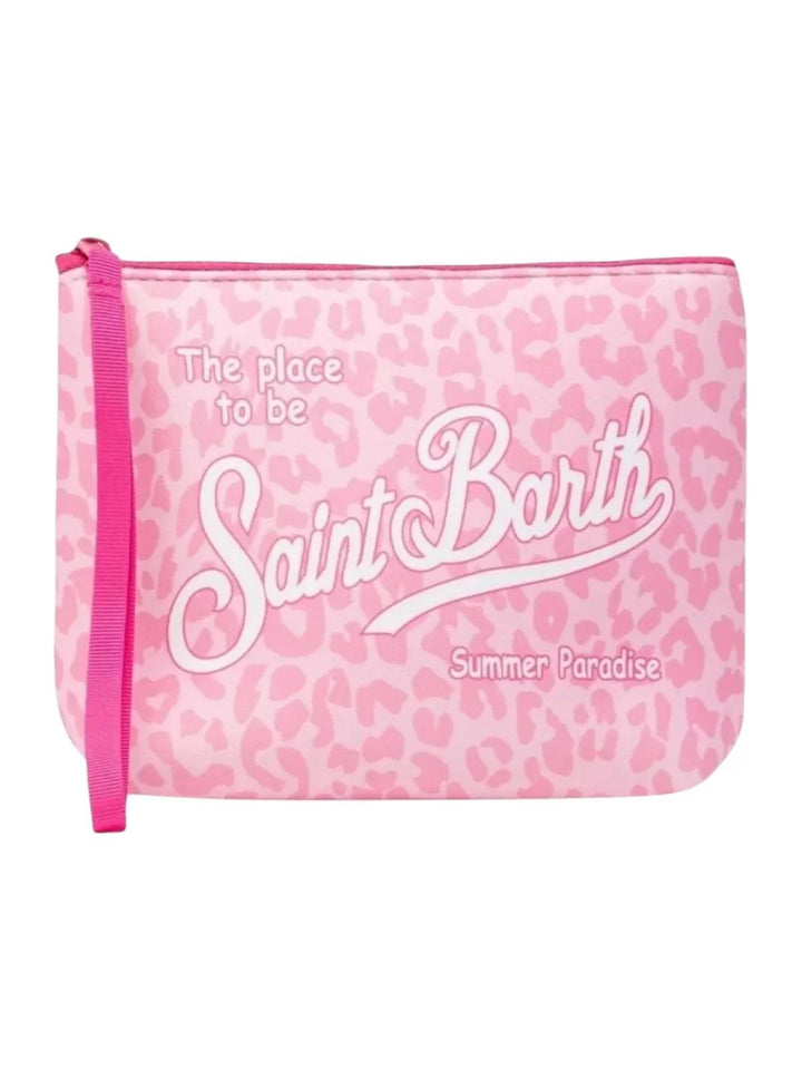 MC2 Saint Barth Aline Pouch | Pink Leopard
