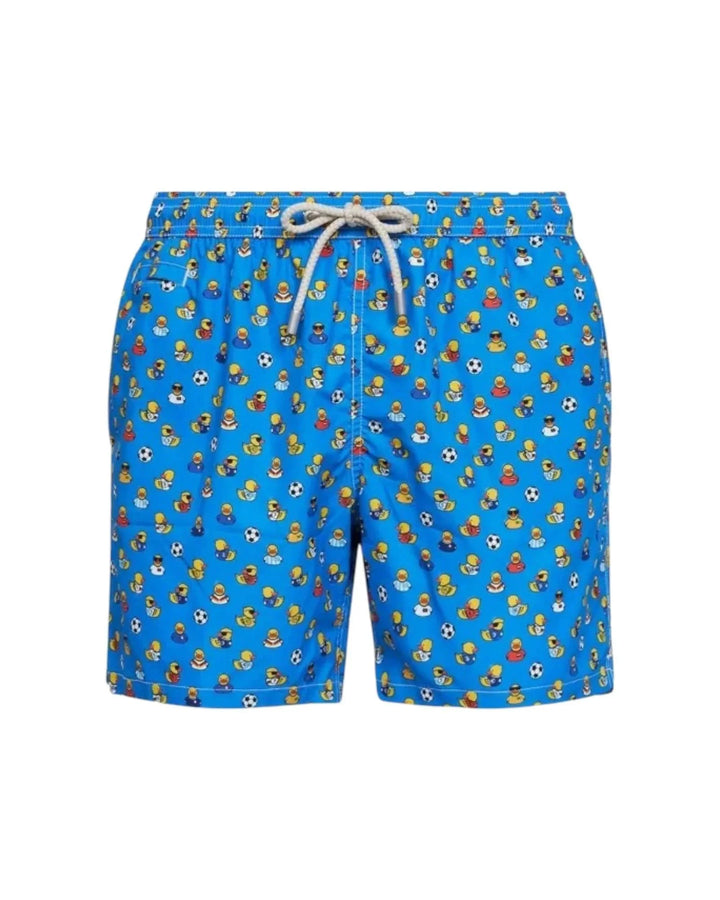 MC2 Saint Barth Lighting Micro Ducky Fußball-Badehose | Blaue Ente
