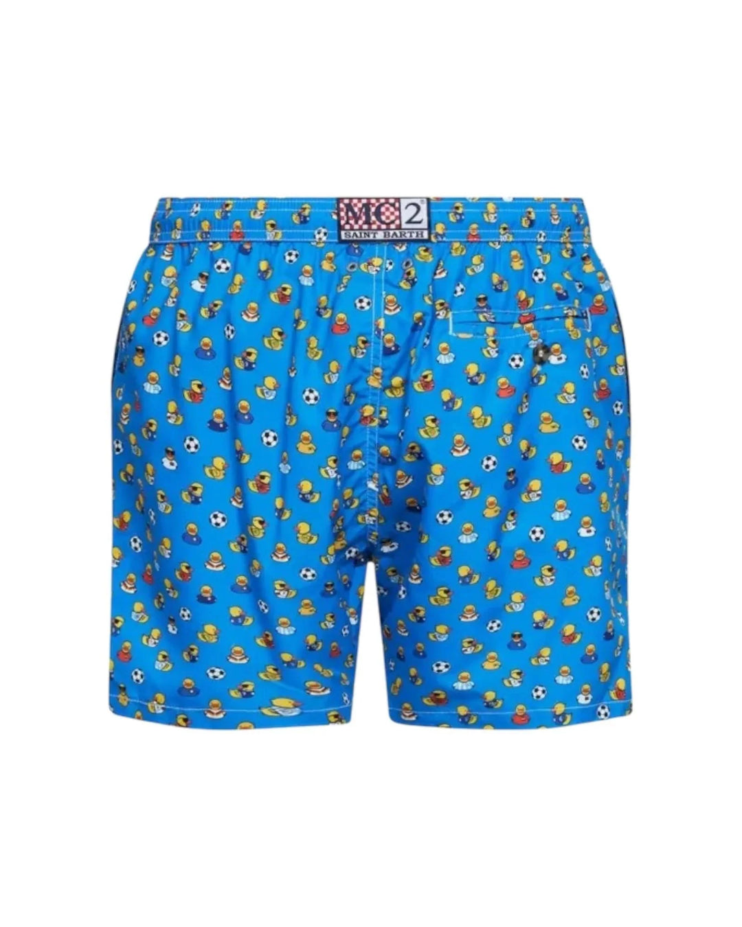 MC2 Saint Barth Lighting Micro Ducky Fußball-Badehose | Blaue Ente