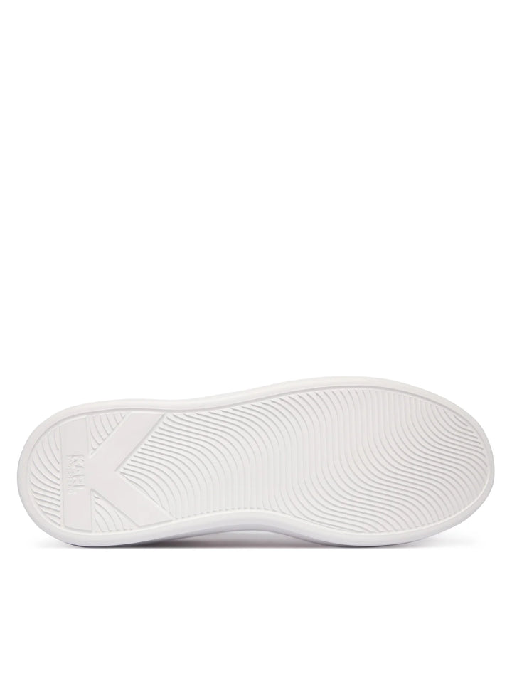 Karl Lagerfeld Kapri NFT Relief to Lace Sneakers | White