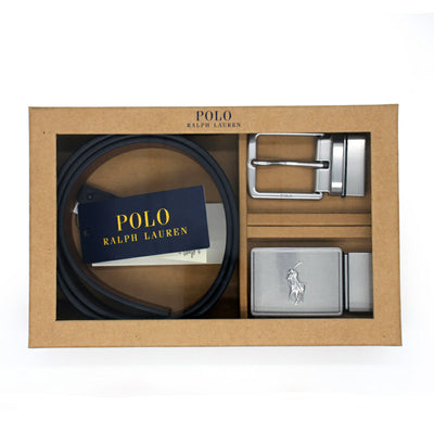 Ralph Lauren Reversible Leather Belt Gift Set | Black/Brown
