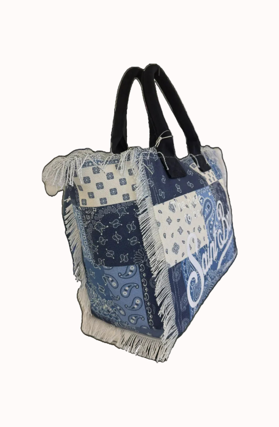MC2 Saint Barth Vanity Cotton Canvas Tote Bag | Navy/Blue