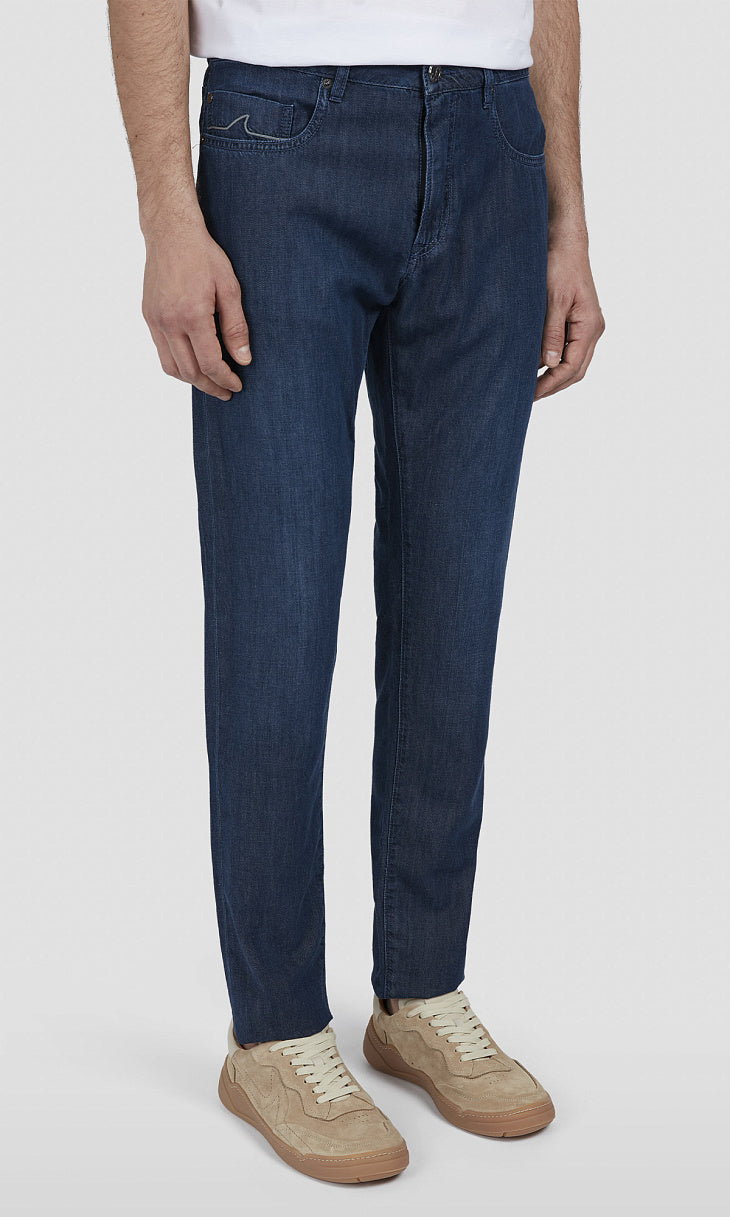 Paul &amp; Shark Varese XSoft Giza Cotton 牛仔裤 | 蓝色