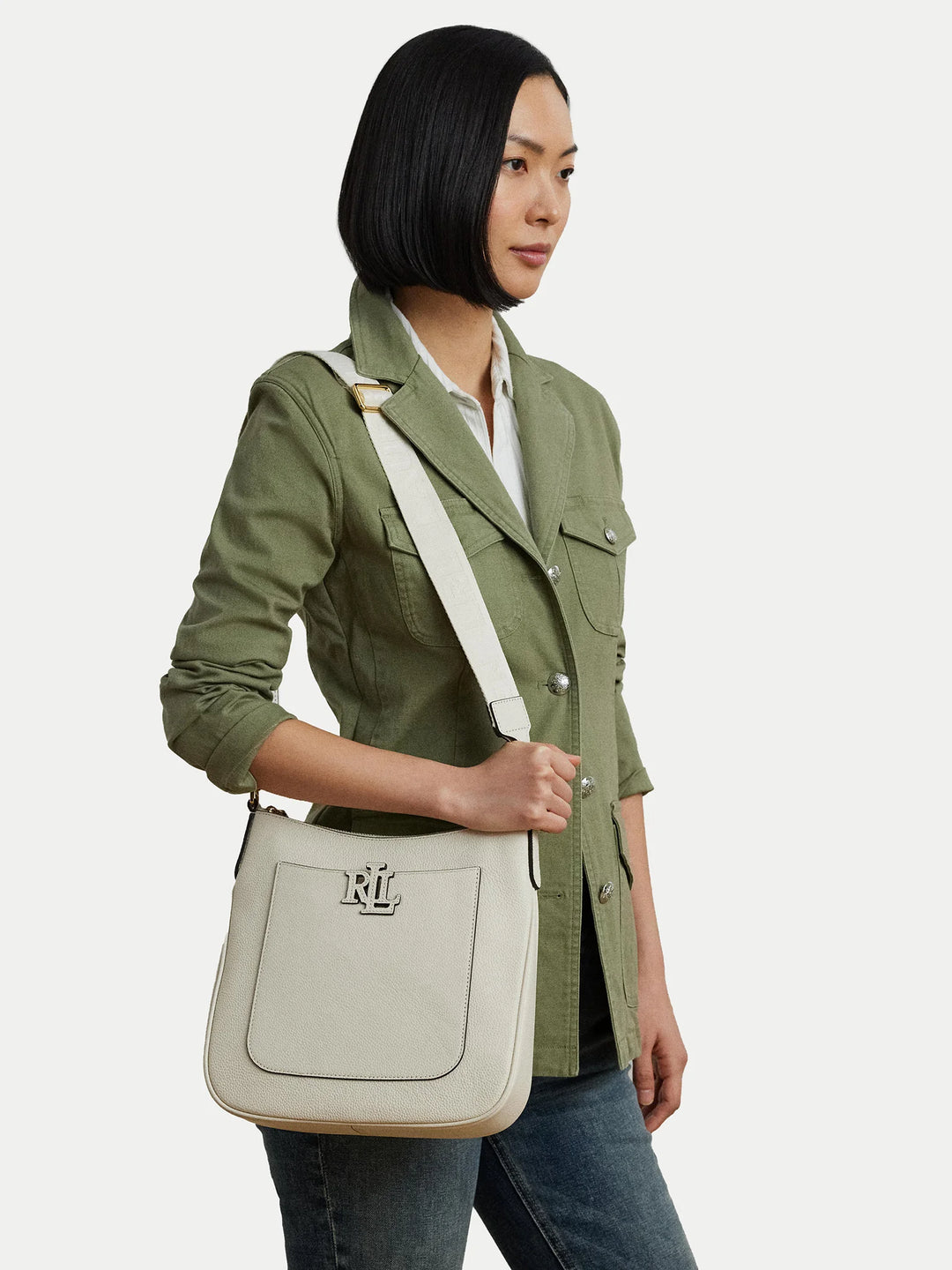 Lauren Ralph Lauren Crossbody Large Bag | Soft White