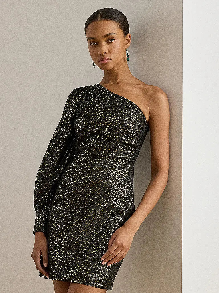 Lauren Ralph Lauren Mackean Long Sleeve Cocktail Dress | Black