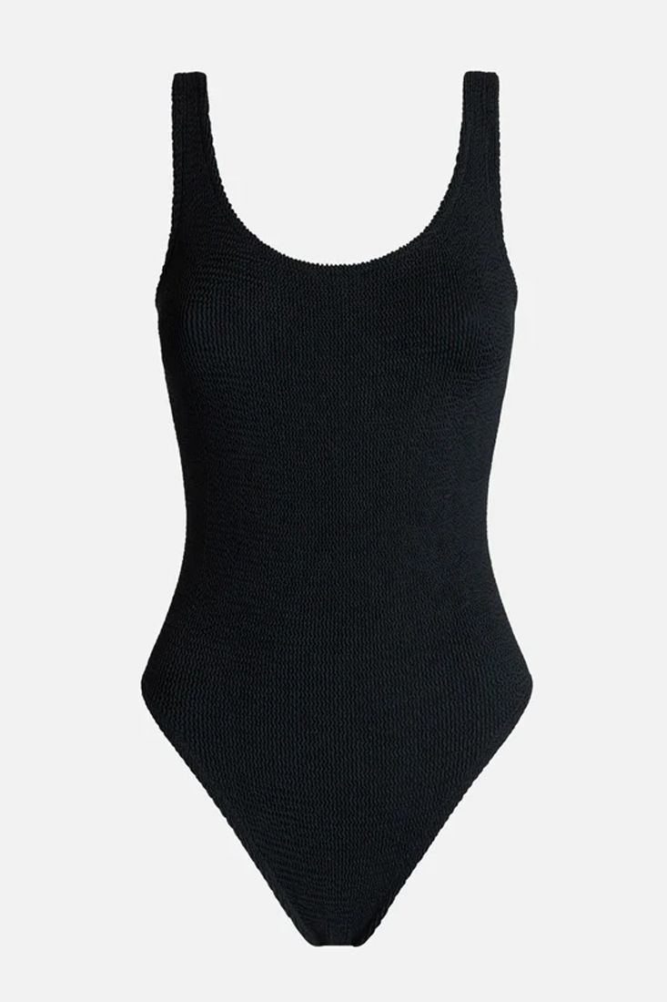 MC2 Saint Barth Crinkle Onepiece Swimsuit | Black