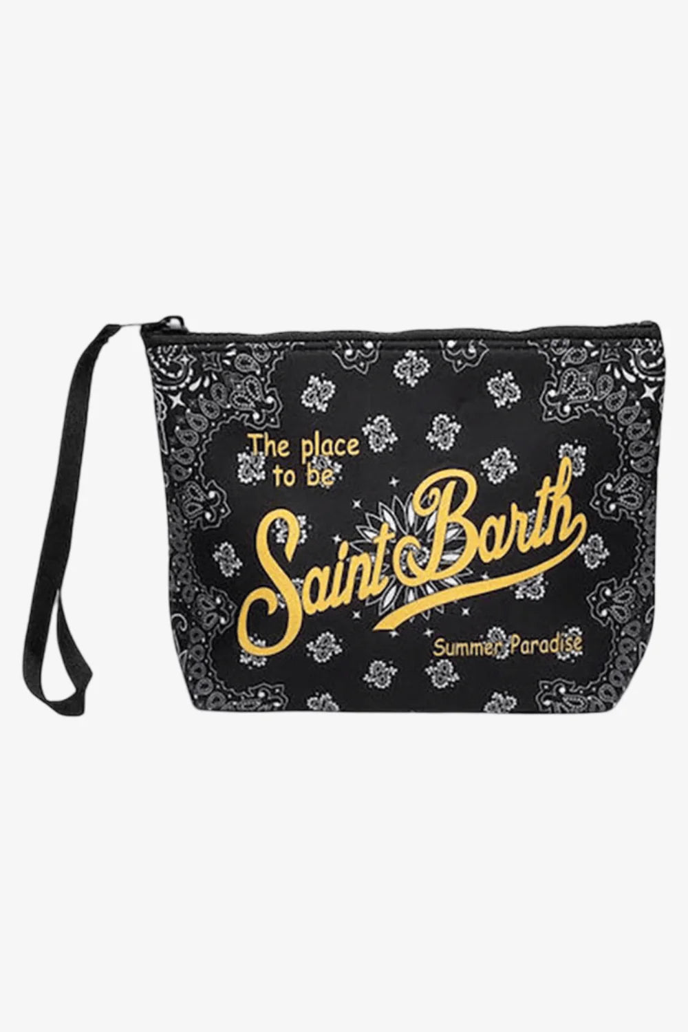 MC2 Saint Barth Aline Pouch | Black/Yellow