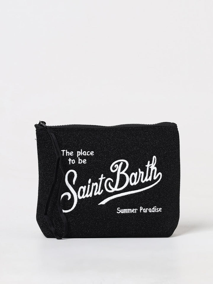 MC2 Saint Barth Aline Lurex Pouch | Shiny Black