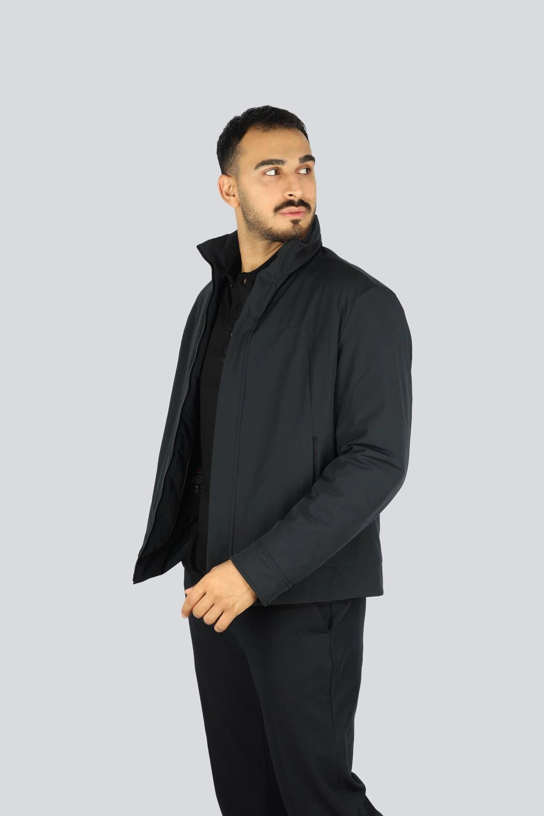 Paul &amp; Shark Typhoon RE 4X4 Stretch Windbreaker with Logo Tape | Black