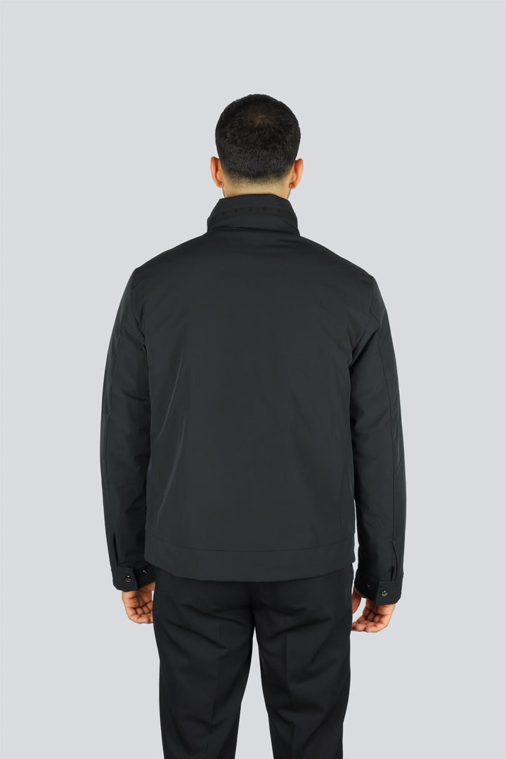 Paul &amp; Shark Typhoon RE 4X4 Stretch Windbreaker with Logo Tape | Black