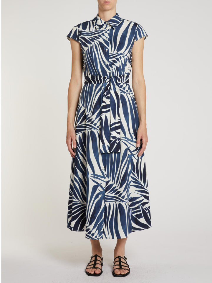 Robe PennyBlack à motif graphique de palmiers | Palmiers blancs