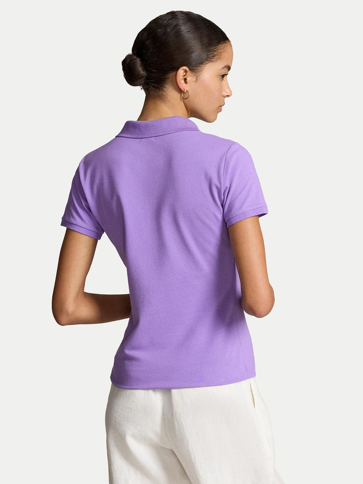 Ralph Lauren Slim Fit Stretch Women's Polo Shirt | Cactus Purple