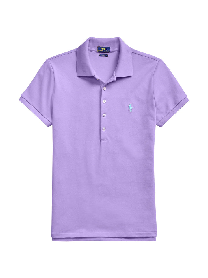 Ralph Lauren Slim Fit Stretch Women's Polo Shirt | Cactus Purple