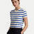 Ralph Lauren Stripe Short Sleeve Pullover | Blue/White