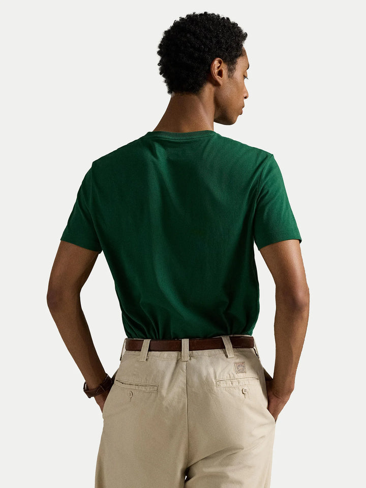 Ralph Lauren Custom Slim Fit Jersey-T-Shirt mit Rundhalsausschnitt | New Forest