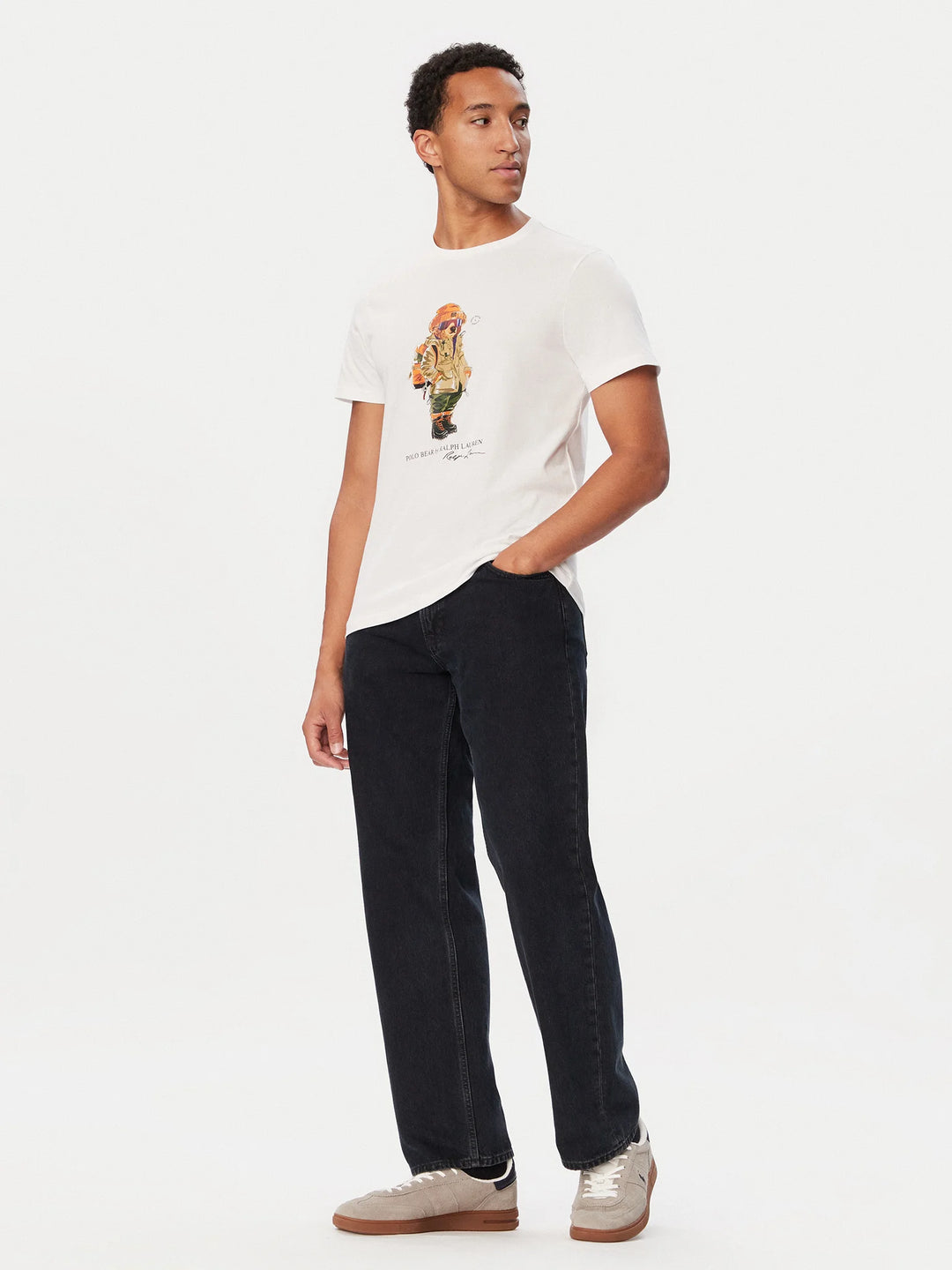 Ralph Lauren Classic Fit Polo Bear Jersey T-Shirt | White