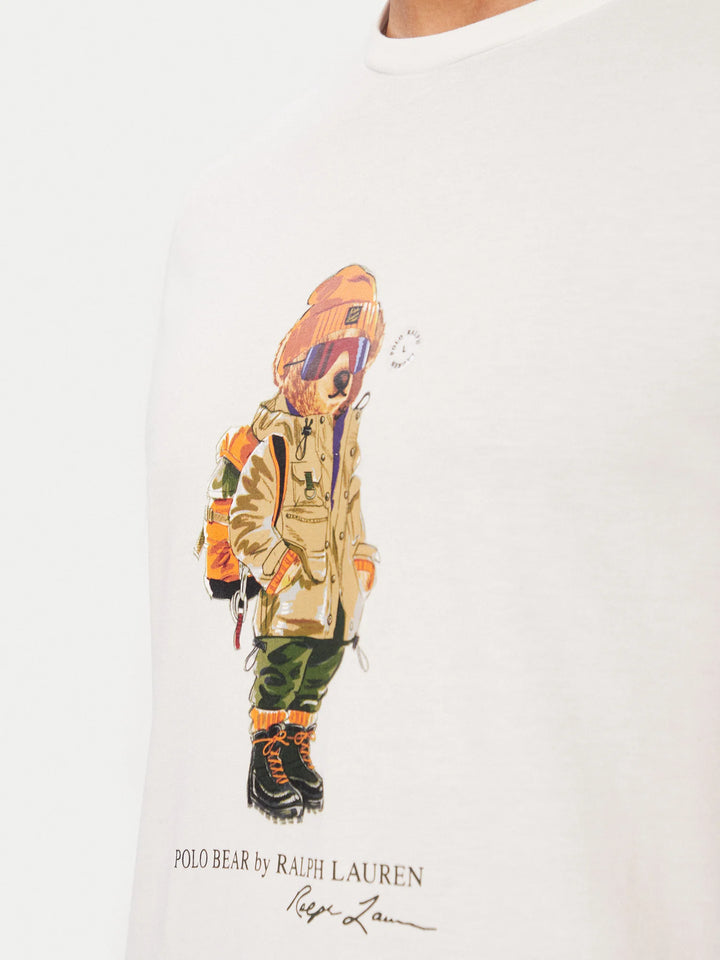 Ralph Lauren Classic Fit Polo Bear Jersey T-Shirt | White