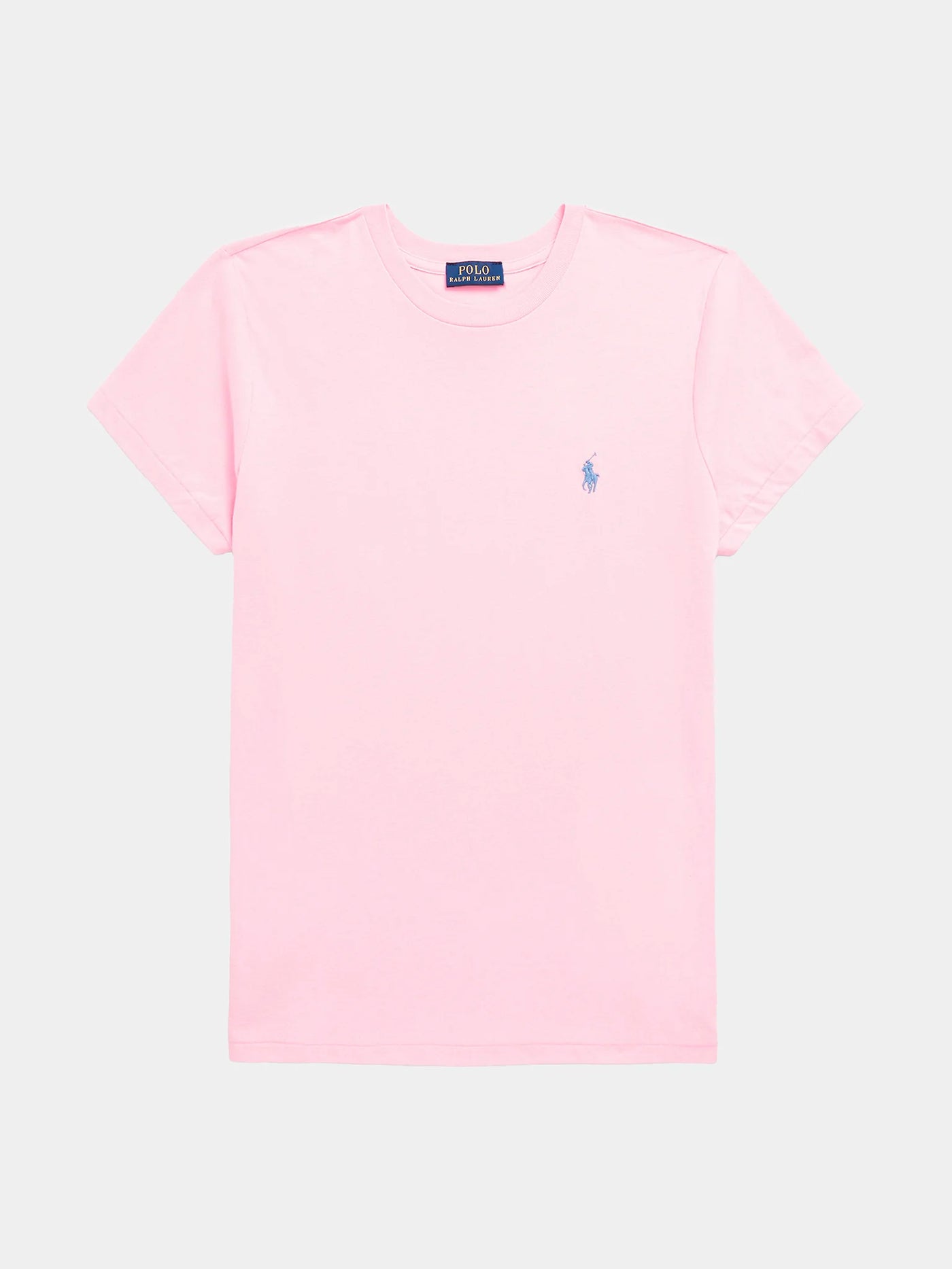 Ralph Lauren Βαμβακερό Τζέρσεϊ T-Shirt με Λαιμόκοψη | Ροζ