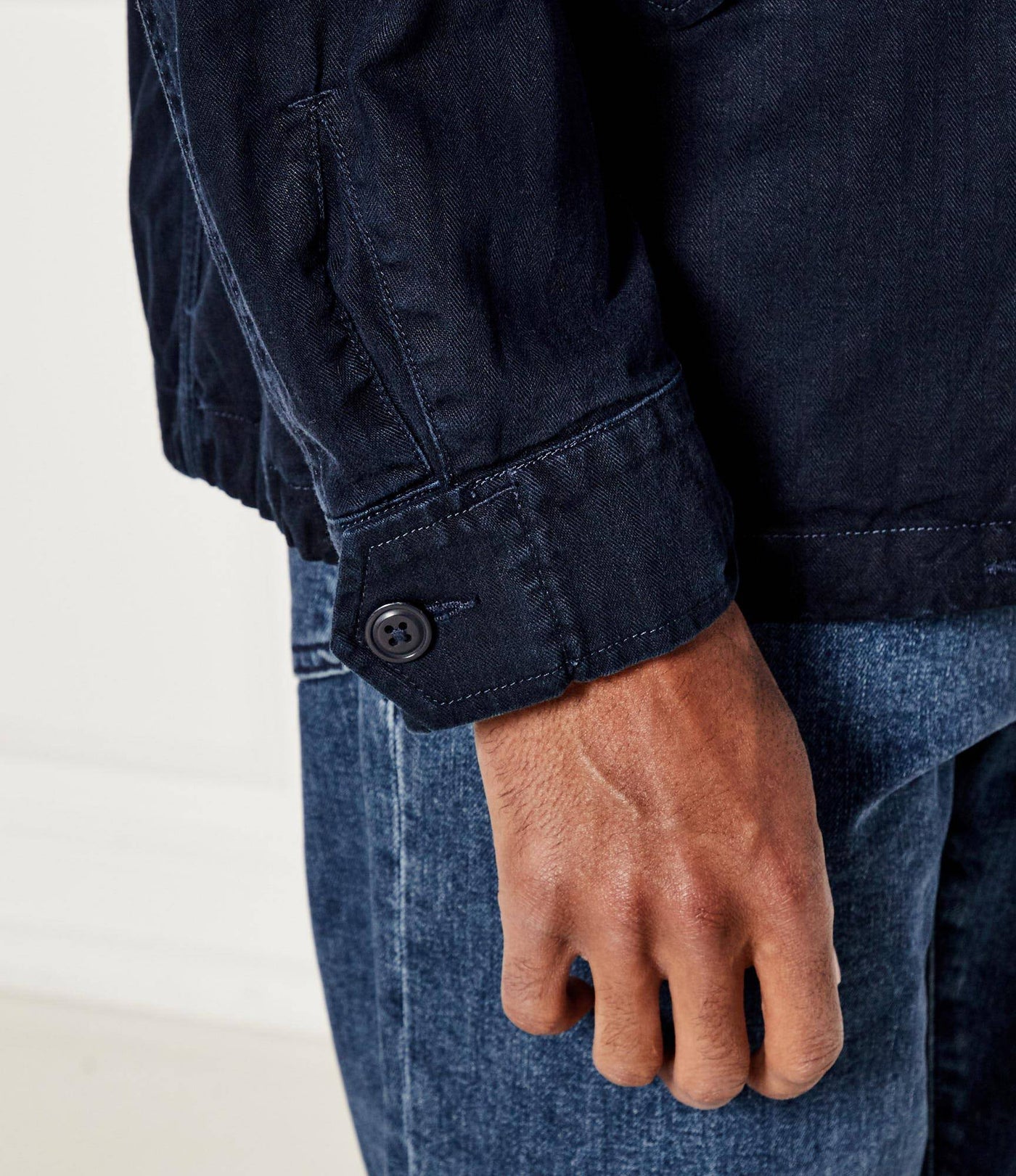Ralph Lauren Herringbone Field Jacket | Aviator Navy